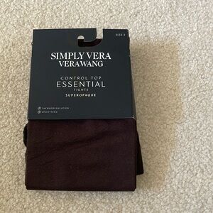 Simply Vera Vera Wang Control Top Essential Tights